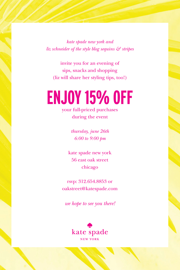 A Shopping Event with Kate Spade