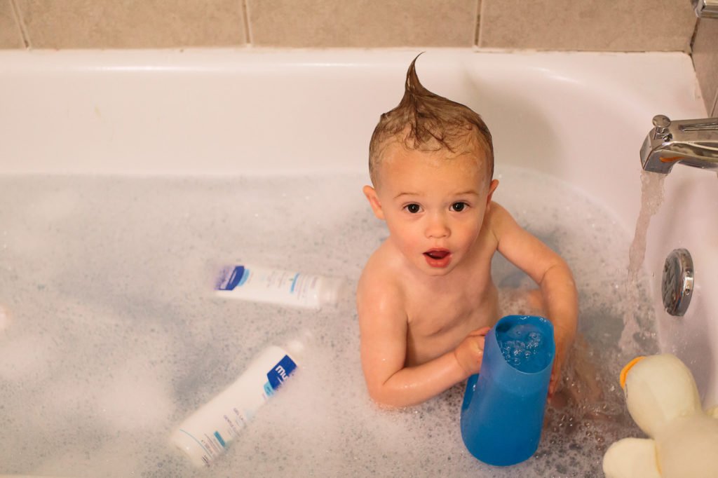 Bath Time with Charlie