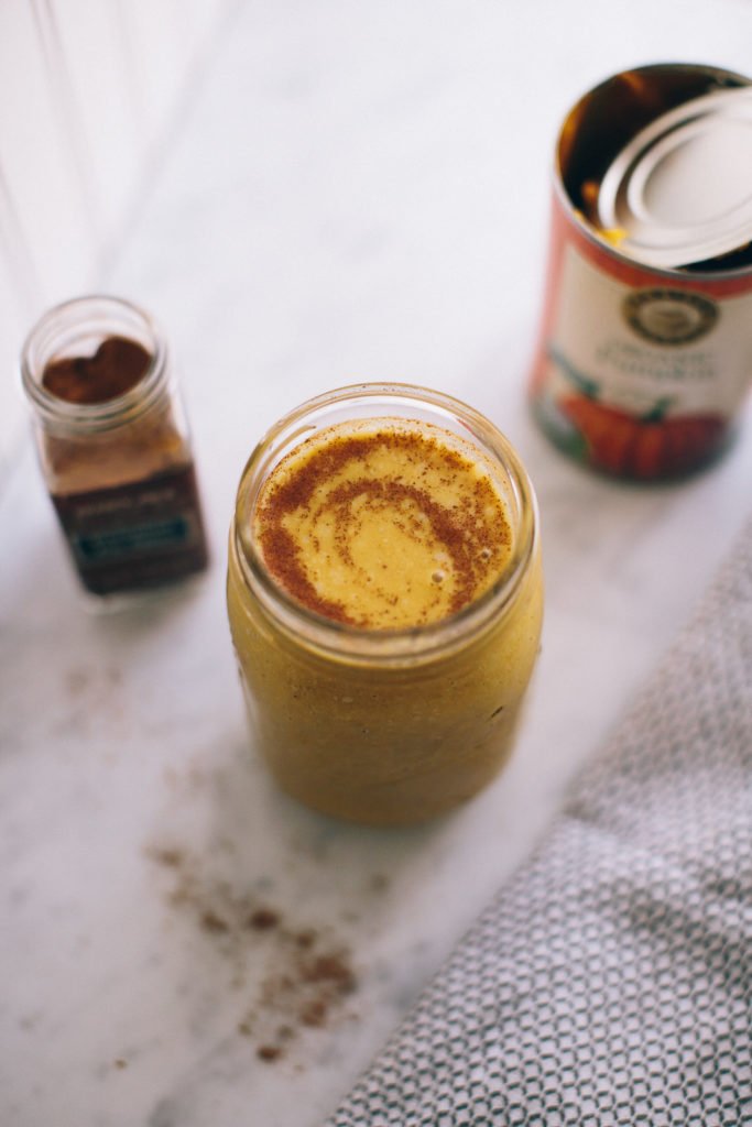 Healthy Pumpkin Spice Smoothie Recipe