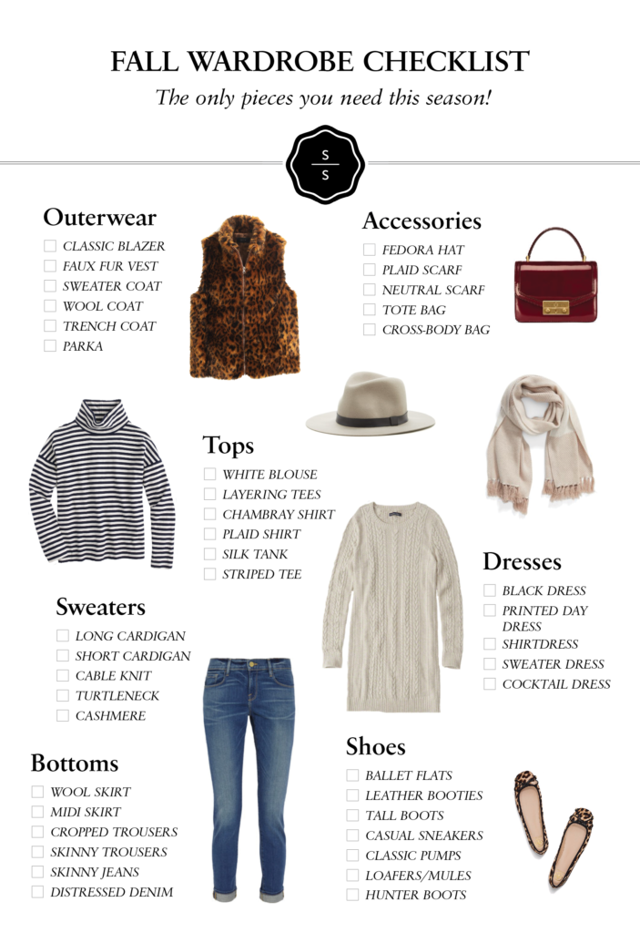Sequins & Stripes Fall Wardrobe Checklist