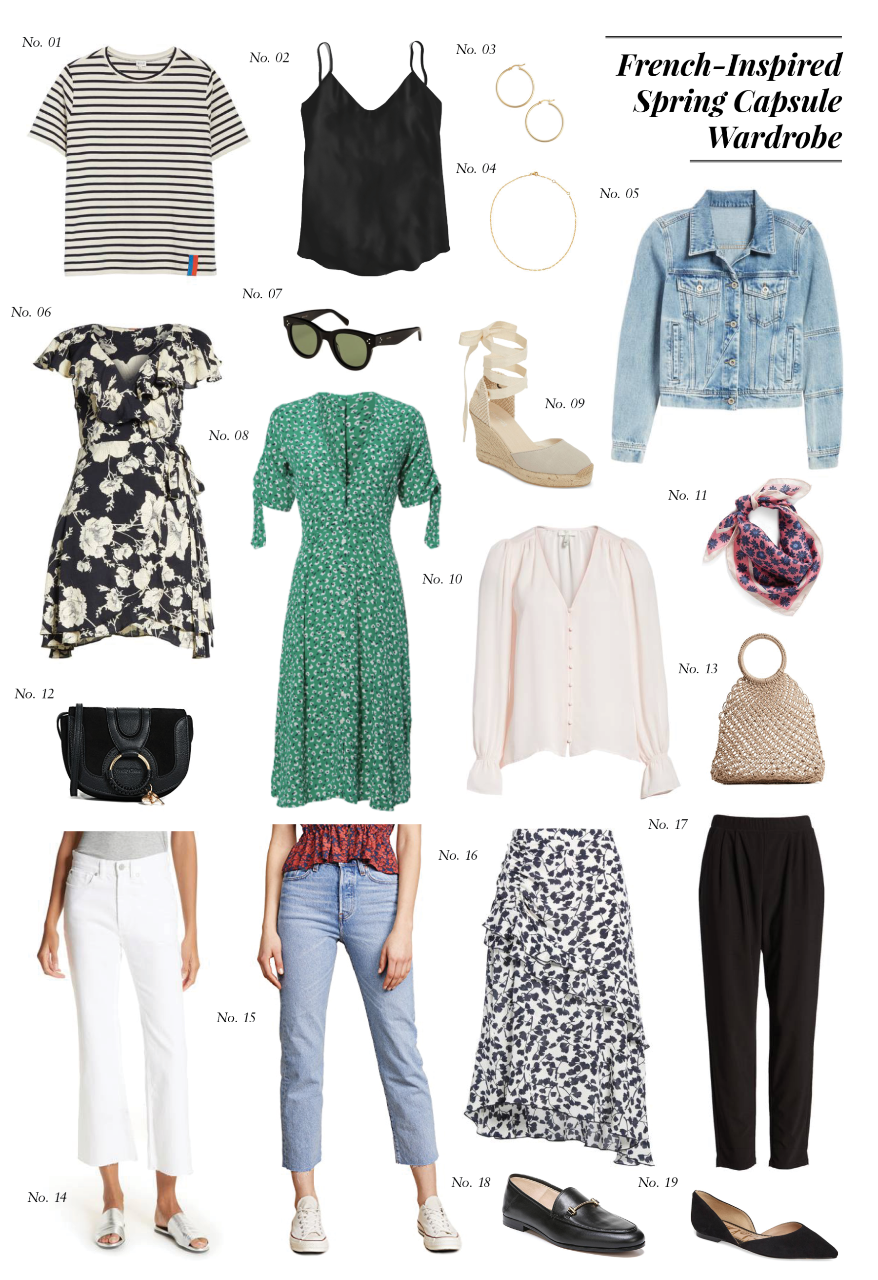 French-Inspired Spring Capsule Wardrobe
