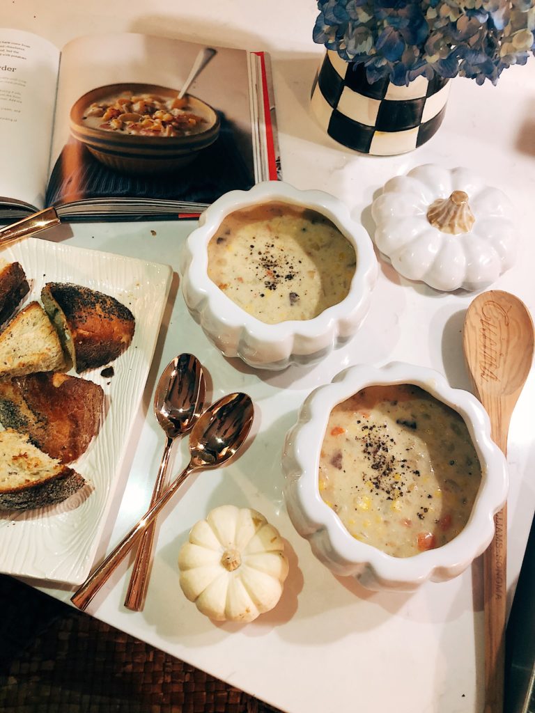 Corn + Pancetta Chowder Recipe