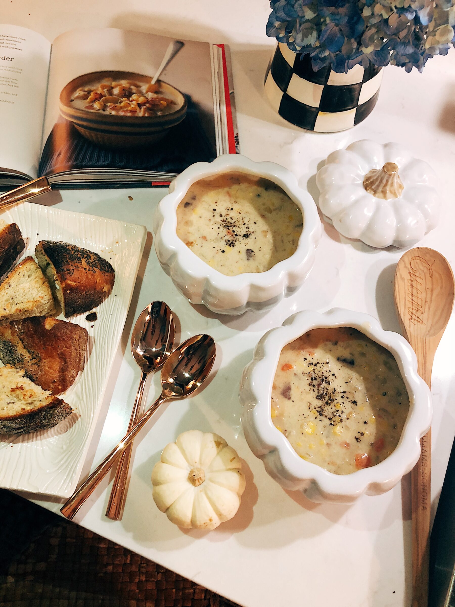 Corn + Pancetta Chowder Recipe