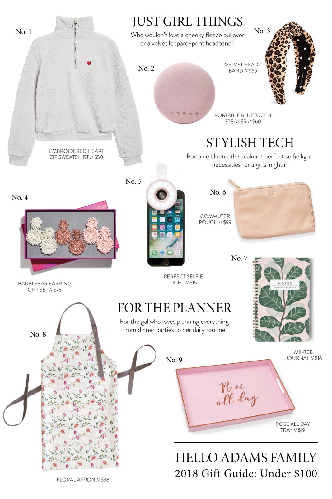 2018 Holiday Gift Guide: Under $100 Gifts for Girlfriends