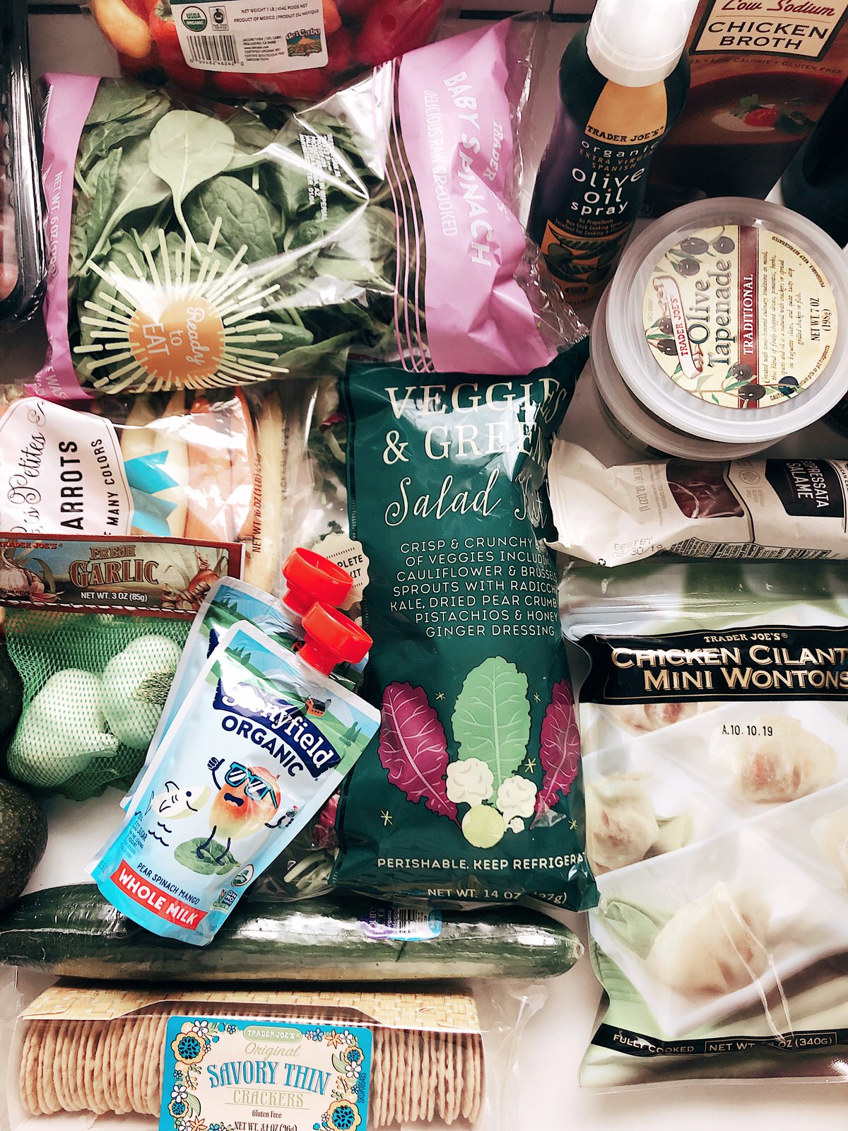 ingredients from trader joe's and whole foods for easy simple weeknight meals for family
