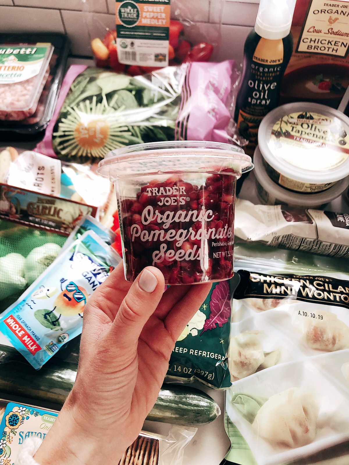 trader joe's organic pomegranate seeds