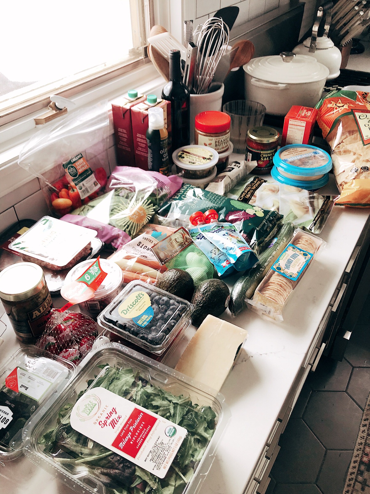 ingredients from trader joe's and whole foods for easy simple weeknight meals for family