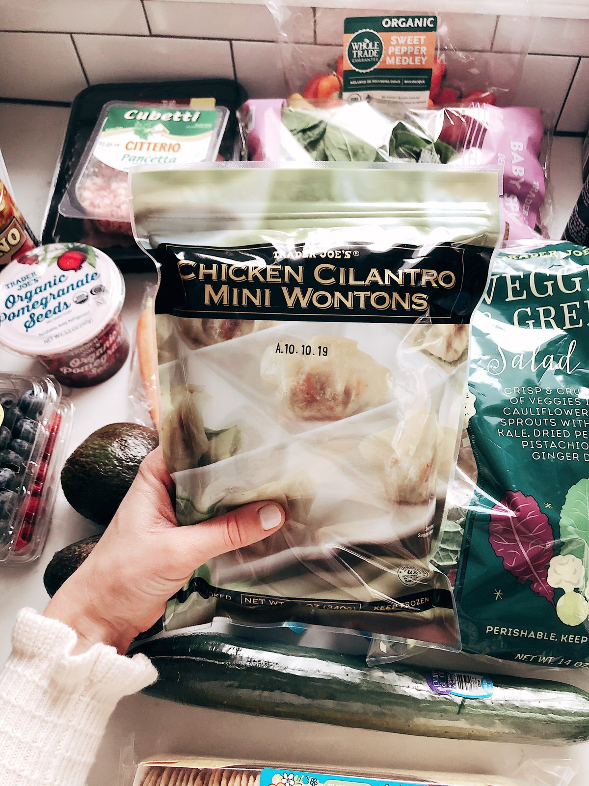trader joe's chicken cilantro mini wontons
