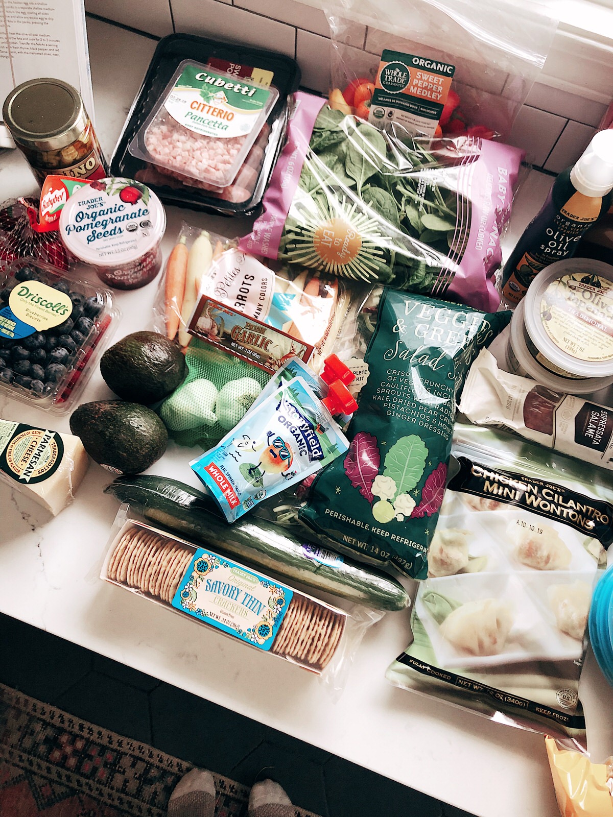 ingredients from trader joe's and whole foods for easy simple weeknight meals for family