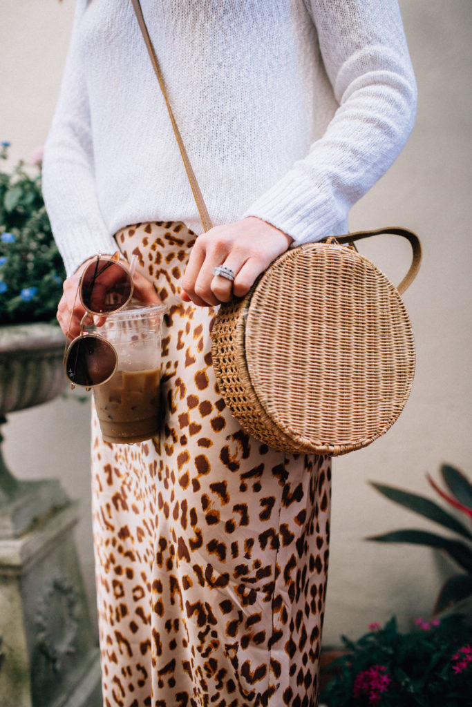 A Breezy Leopard Skirt in Florida
