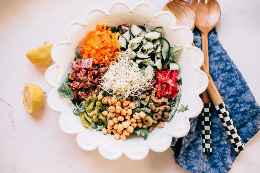 My Favorite Chopped Salad + Healthy Lunch Ideas