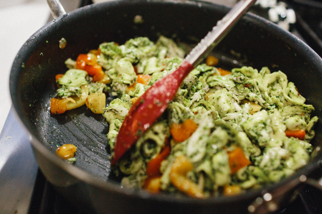 Chicken Pesto Ravioli Recipe