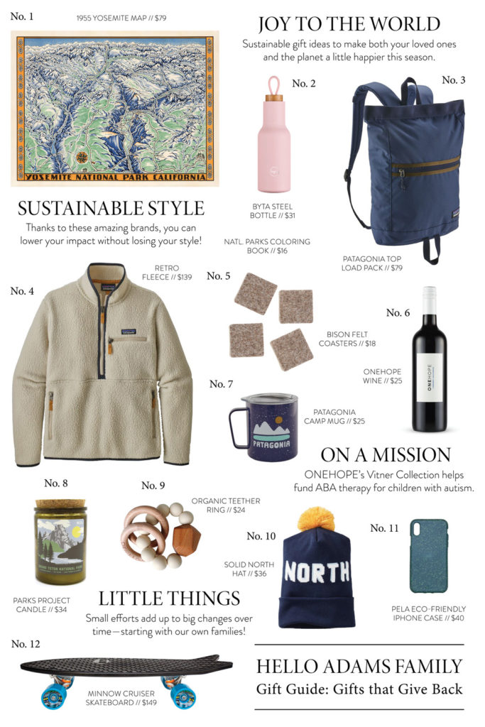 2019 Holiday Gift Guide: Gifts that Give Back