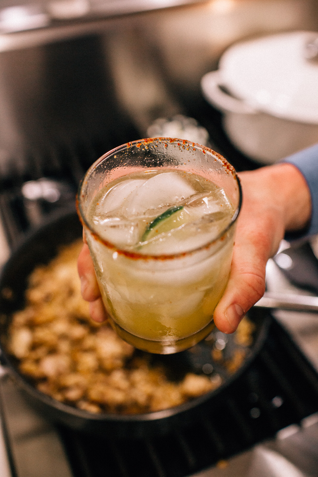easy skinny margarita recipe without margarita mix fresh lime salted glass rim
