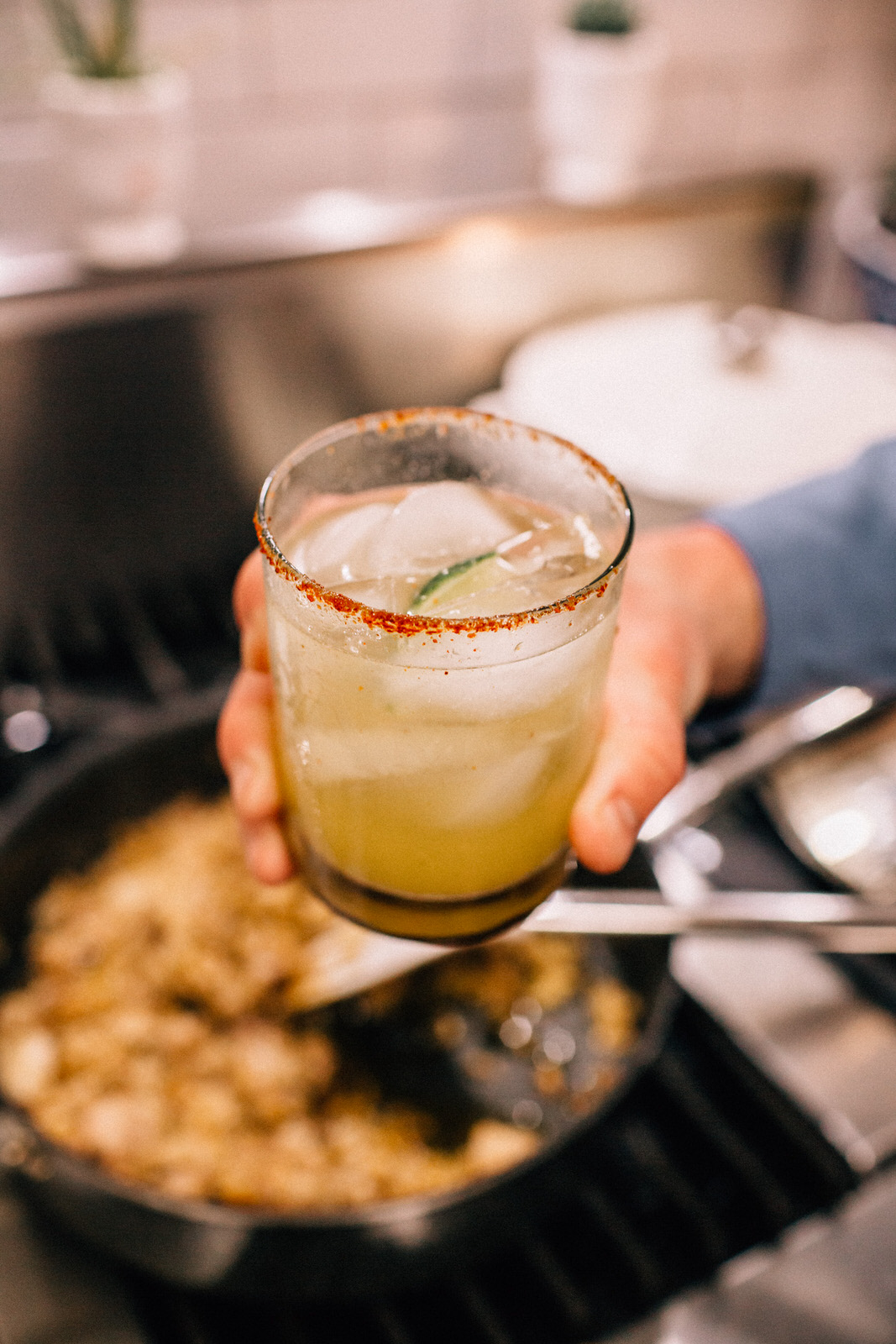 easy skinny margarita recipe without margarita mix fresh lime salted glass rim