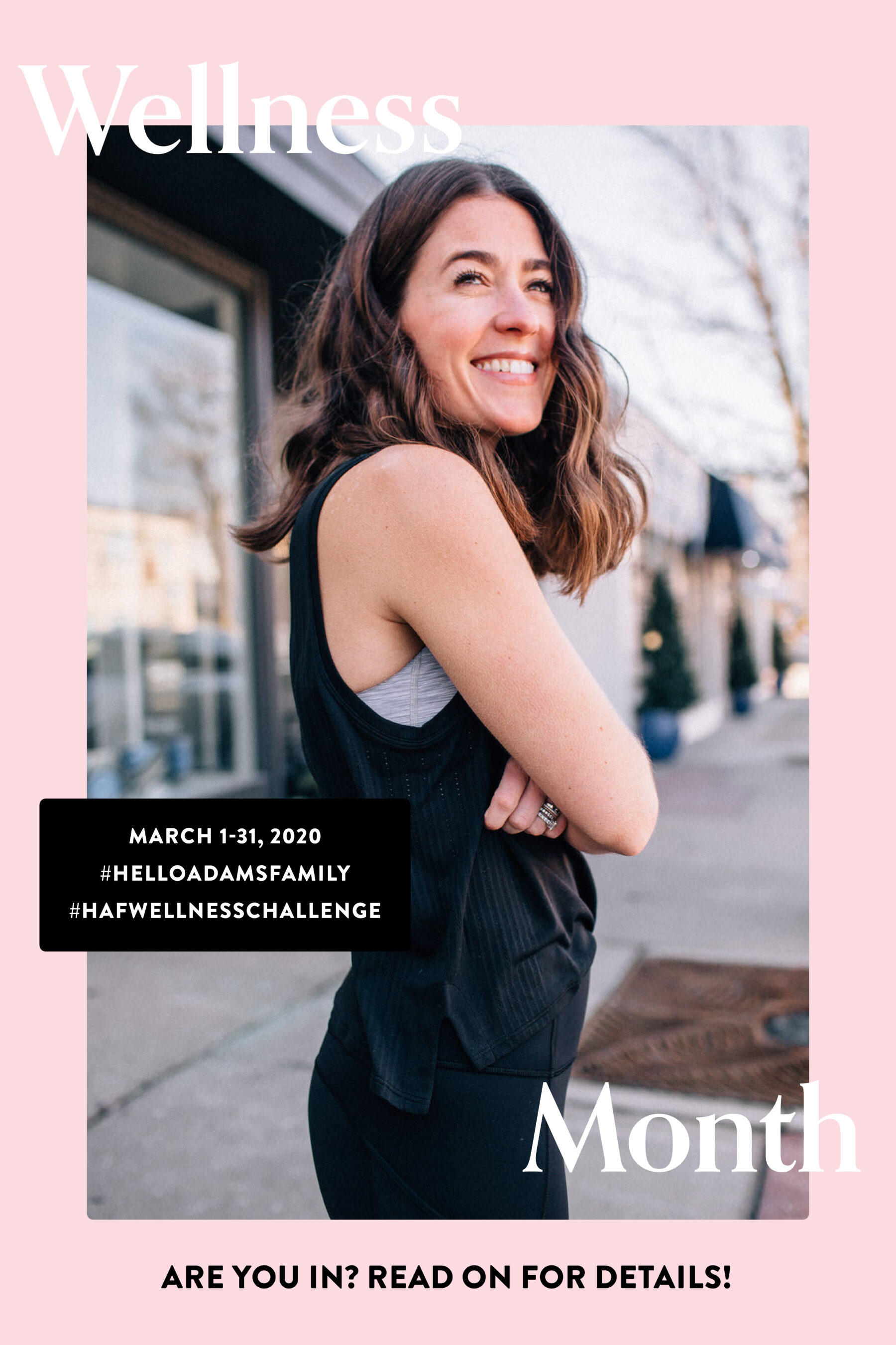 Introducing the second week of Challenges from the Hello Adams Family March Wellness Month
