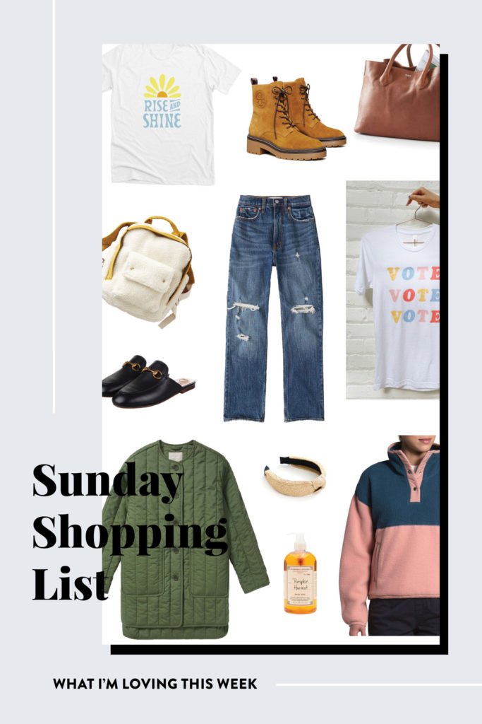 Sunday Shopping List • September 13, 2020