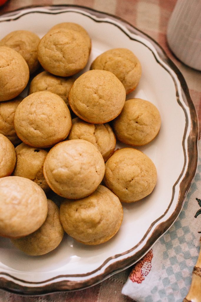 Mini Pumpkin Pancake Bites