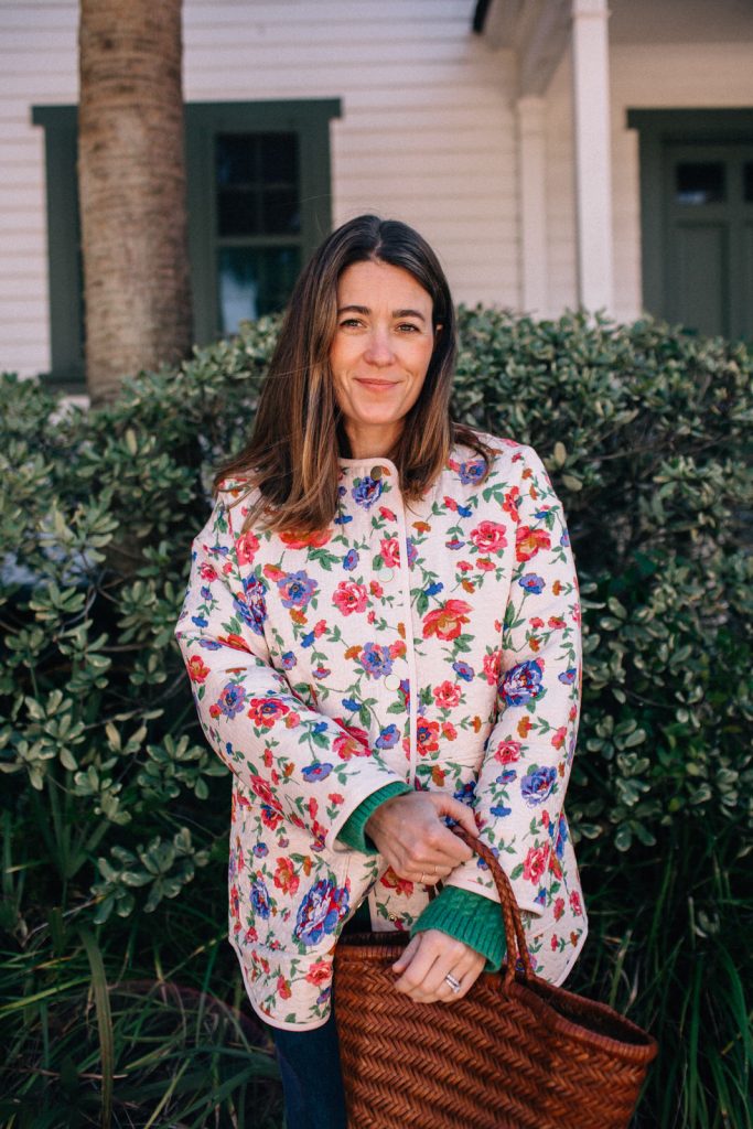 Spring Floral Coat from Sezane