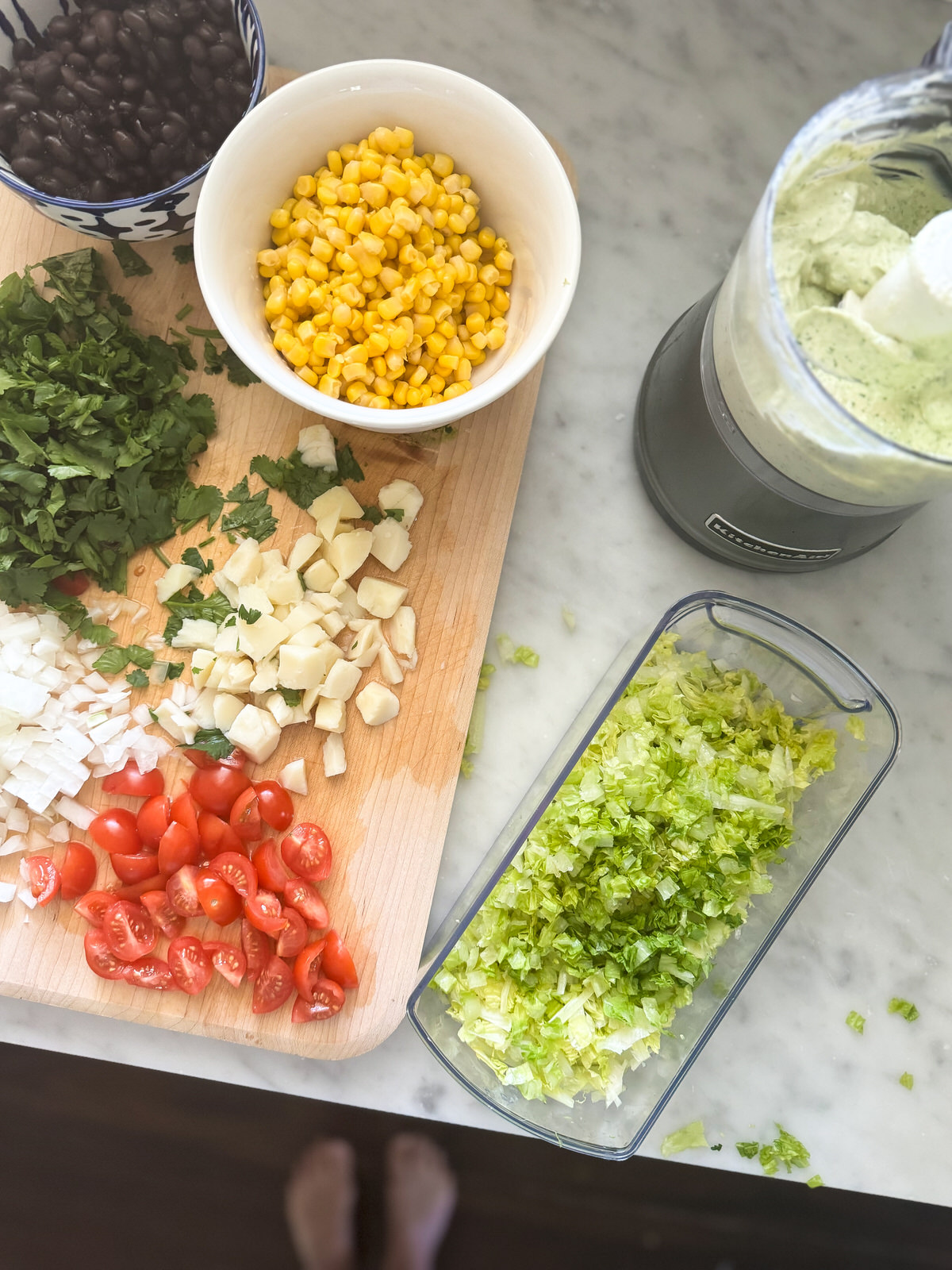 lightened up taco salad recipe