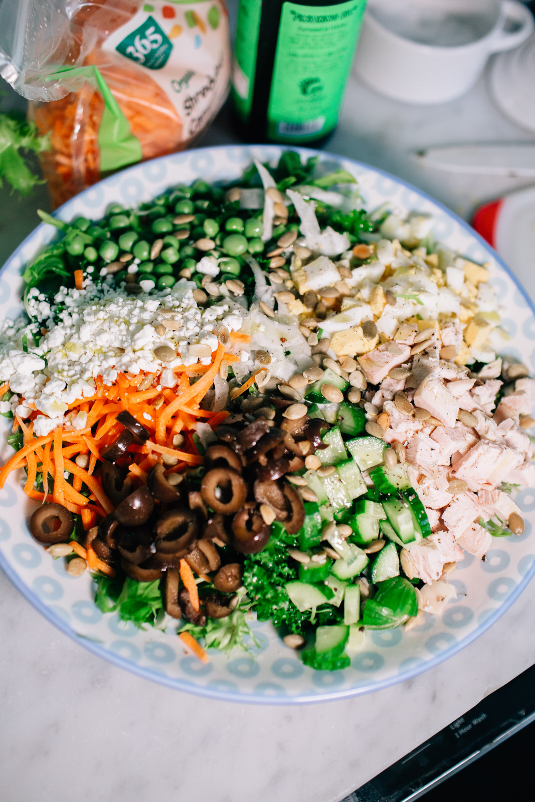 adult version of a classic cobb salad