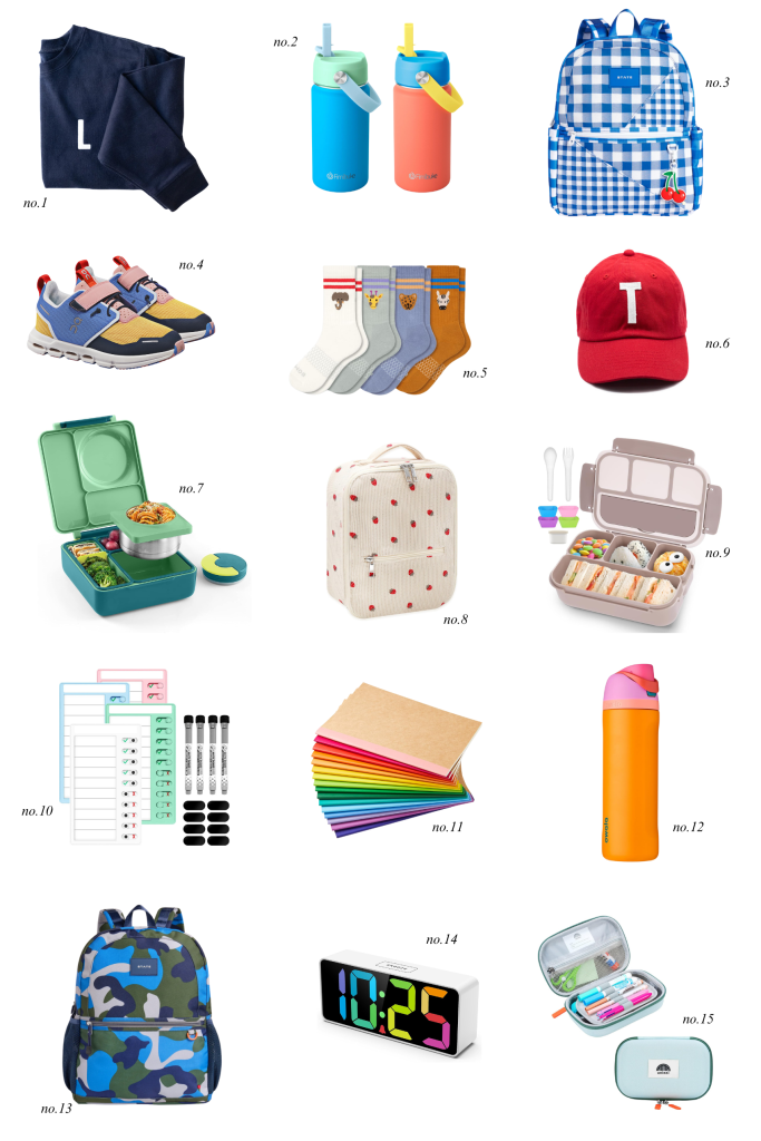 Back to School Shopping List