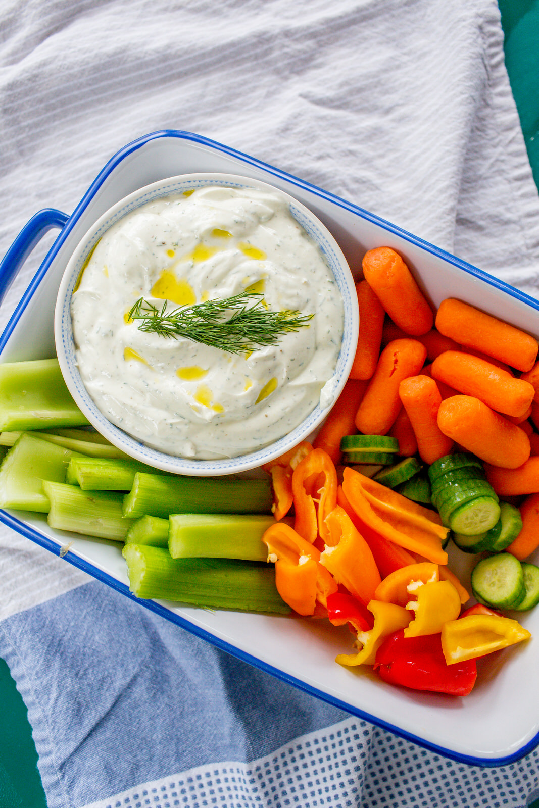 cottage cheese ranch dip, high protein ranch dip