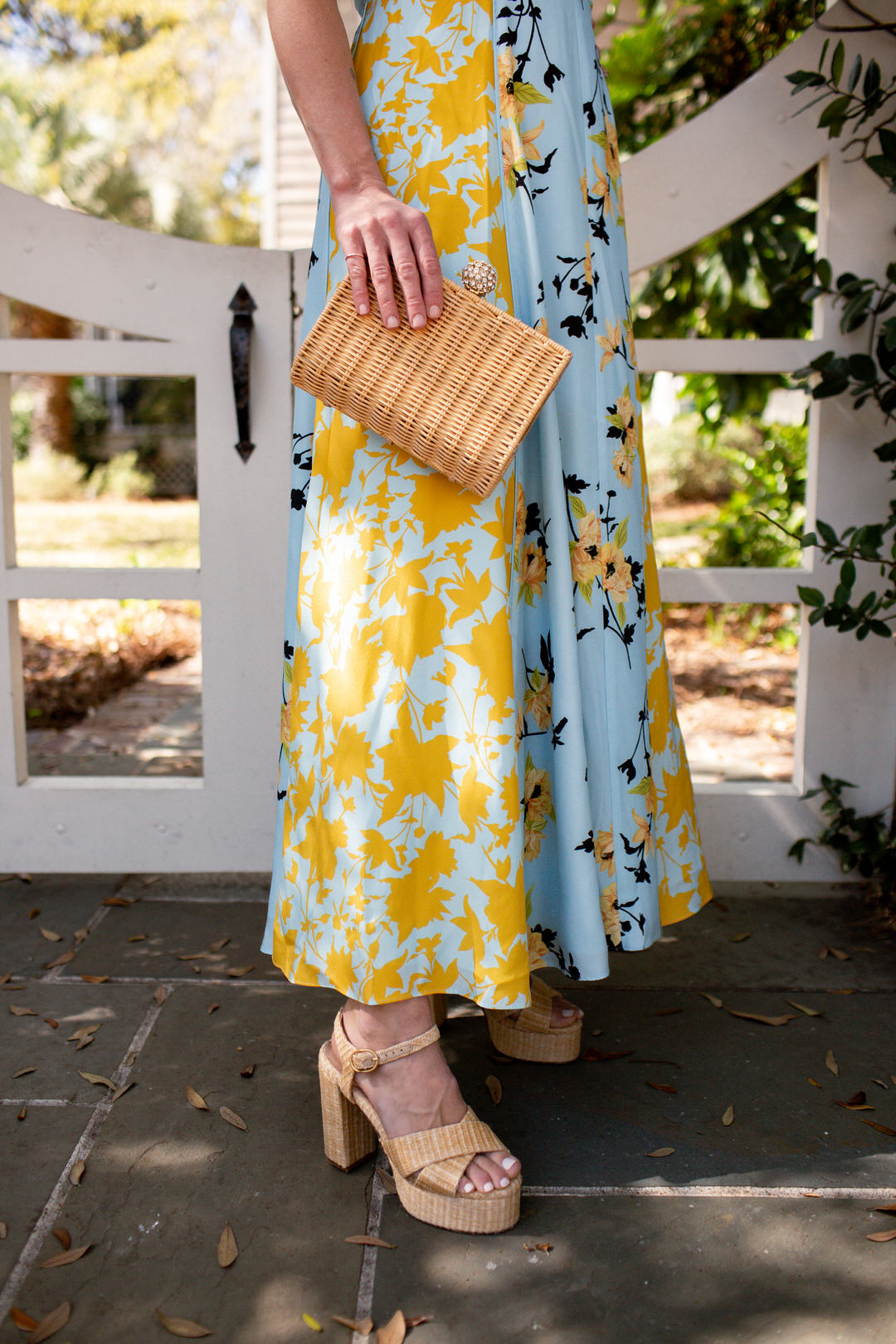 la ligne floral dress, spring special occasion dresses