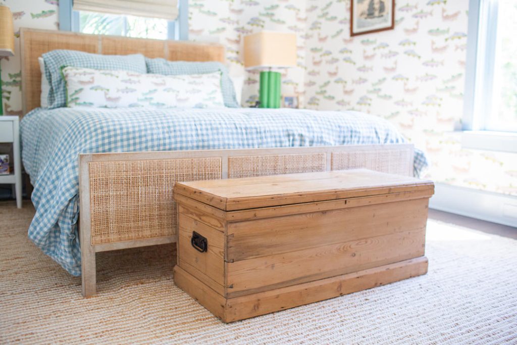 vintage pine chest
