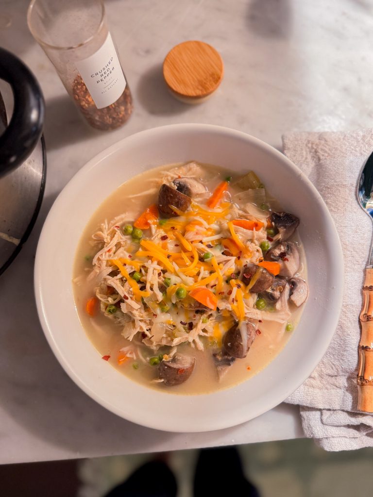 Crockpot Creamy Chicken and Rice