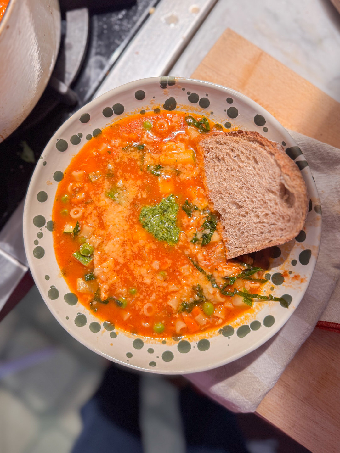 cozy fall soup recipes for the whole family, minestrone soup recipe
