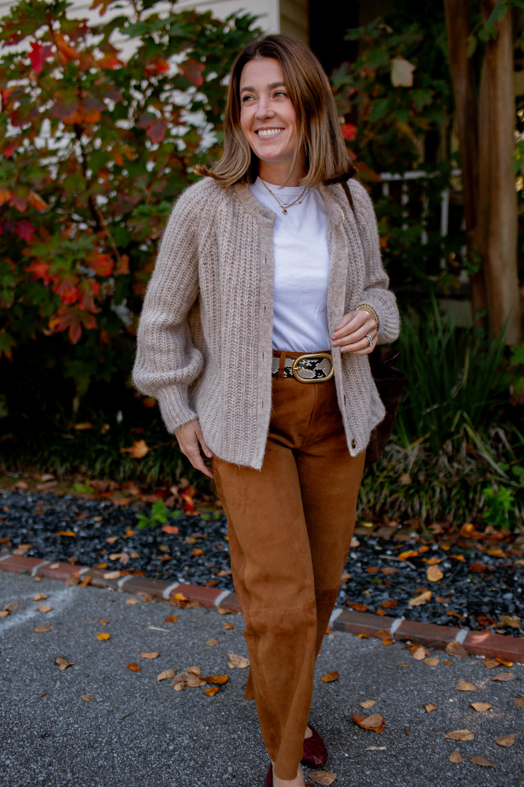 suede pants for fall